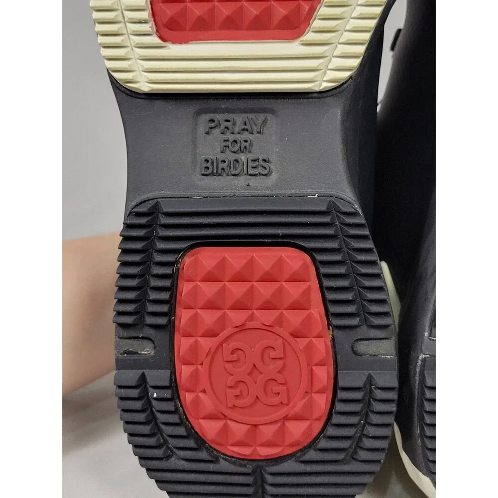 G/FORE G/DRIVE Spikeless Golf Shoes Mens Size 7.5 Onyx Waterproof G4MF21EF32